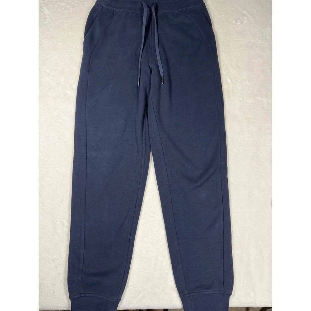 Lululemon Scuba High Rise Jogger Navy Blue Size 4 Drawstring Sweatpants - Picture 2 of 9